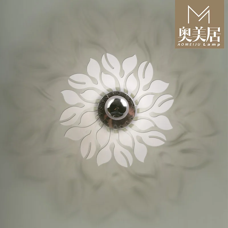

simplicity of modern European personality corridor living room lights bedroom bedside lamp wall lamp snow shadow
