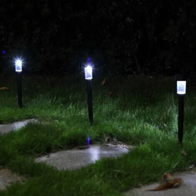 Solar Powered LED Lights Outdoor Path Spot Lamp Yard Garden Lawn Landscape LED