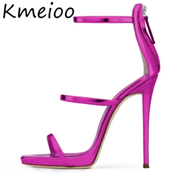 

Kmeioo shoes woman 12CM boots Extreme High Heels Sandals Woman Pumps Stiletto Shoes Sandalias US Size 5-15