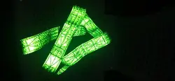5 см * 50 м зеленая Водонепроницаемая Светоотражающая кристаллическая решетка ПВХ tapestrafsic безопасная одежда Рабочий жилет предупреждающий