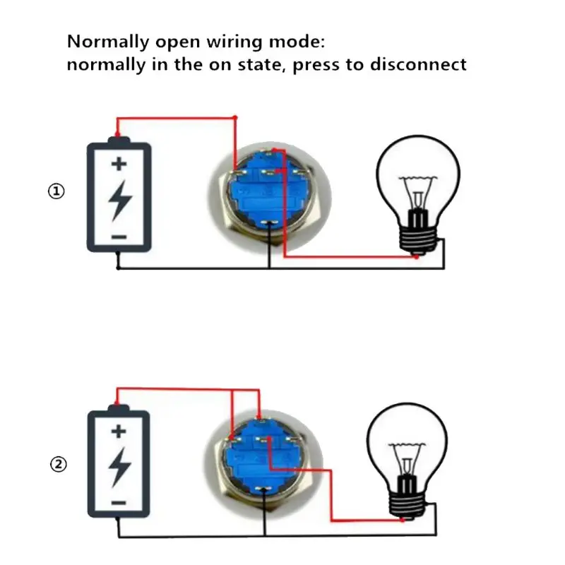 19 мм Резьбовая длина 40 мм 12 В 24 В 220 В светодиодный Водонепроницаемый самоблокирующийся кнопочный плоский переключатель для автомобиля