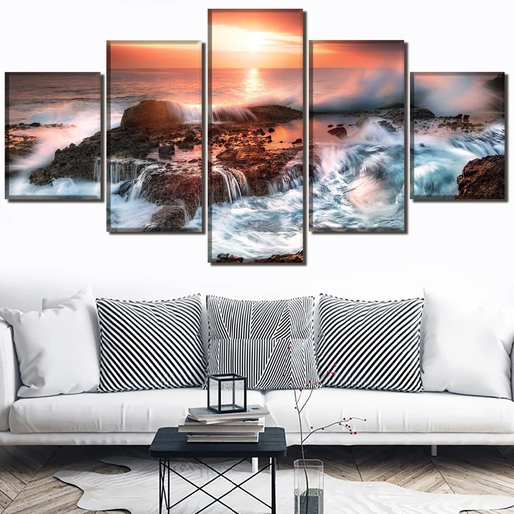 

Island Decor Landscape Painting Home Decor Picture Wall Art Canvas Modern HD Printed Decor Paintings Canvas Wall Art Artwork