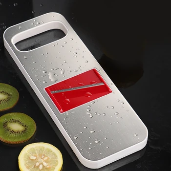 

Vegetable Fruit Slicers Multi-functional Shredders Adjustable Stainless Steel Peeler Vegetables Slicer Adsorbed On Refrigerator