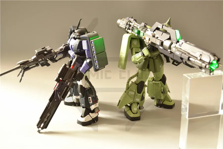 COMIC CLUB IN-STOCK 1/100 zaku weapon set 4pcs Assembly