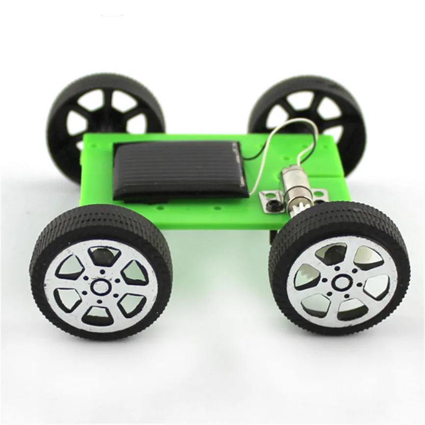 1 комплект мини игрушка на солнечных батареях DIY автомобильный комплект Детский обучающий гаджет хобби смешной 8,0*7,5*3,2 см