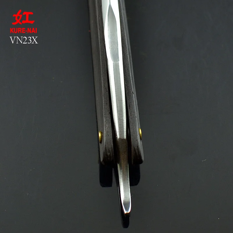 1 X "KURE-NAI" VN23X, бритье готовый человек прямой бритвенный станок с деревянной ручкой складной бритвенный станок с одним лезвием