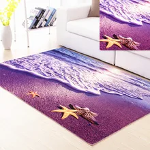 3D пейзаж Печатный ковер для гостиной спальни Противоскользящий коврик для пола модные кухонные ковры, коврики для дома 40x60 см