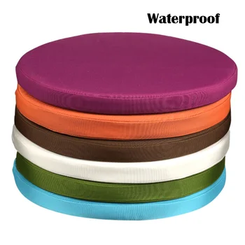 

Enipate Round Outdoor/Indoor Waterproof Furniture Cushion with Filling Replacement Deep Seat Cushion for Patio Chair Bench 45cm