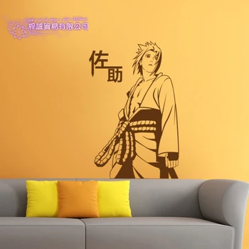 

Naruto Japanese Cartoon Car Sticker Uchiha Sasuke Naruto Decal Posters Vinyl Wall Decals Pegatina Decor Mural Sticker