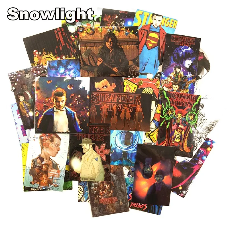 36Pcs/lot American Drama Stranger Things Sticker For Car Laptop Luggage Snowboard Bicycle Phonecase Decal Kids Toy Sticker