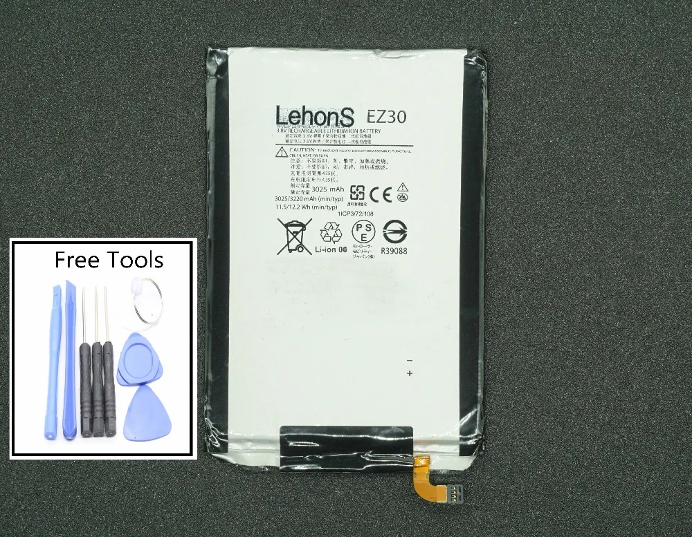 LehonS 3025mAh 11.5Wh Replacement Li Polymer Battery For