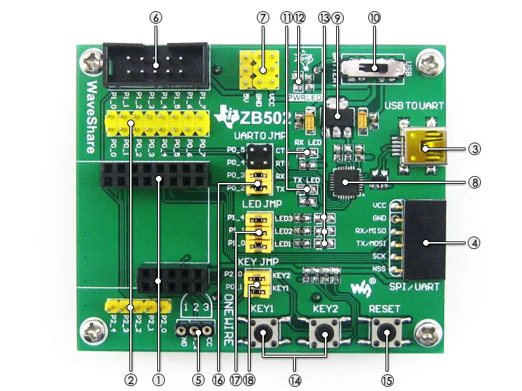 Бесплатная доставка ZigBee модуль CC2530 ZigBee Беспроводной модуль развитию Модуль cc2530f256 Development Kit