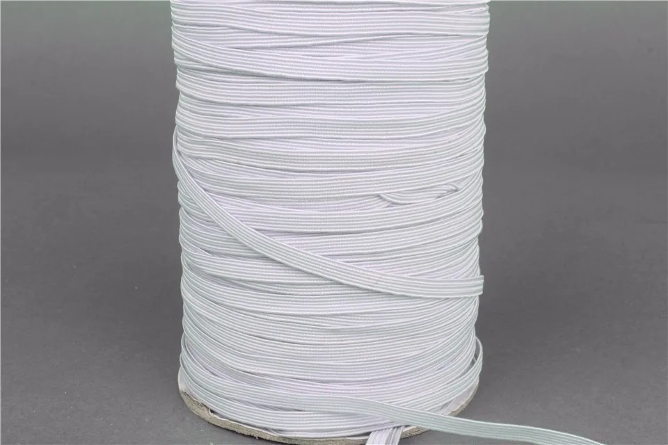 Акция DIY Аксессуары 3 мм ширина Вязание эластичная тесьма около 200 ярдов в рулоне