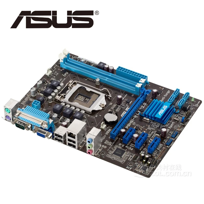 Настольная Материнская плата Asus P8H61 M LX R2.0 H61 Socket LGA 1155 i3 i5 i7 DDR3 16G uATX UEFI BIOS