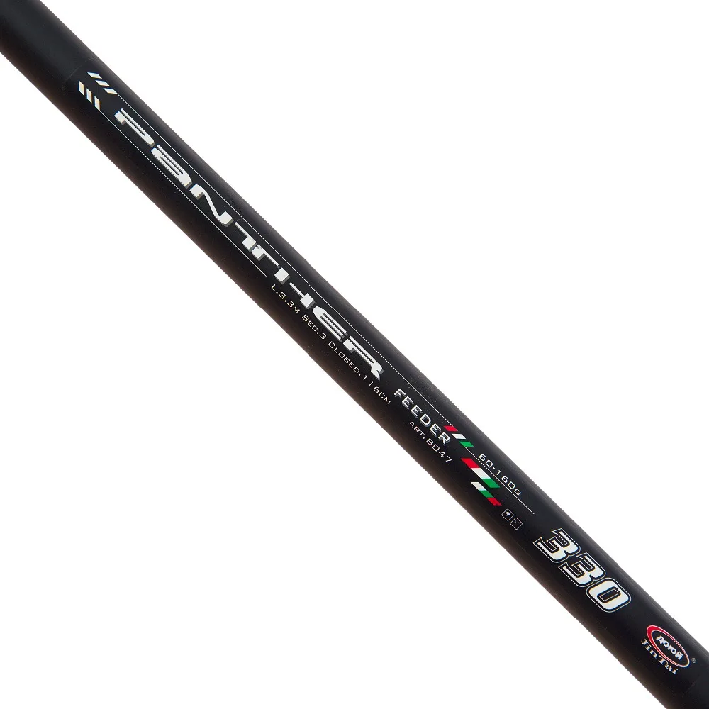 8047 60160 PANTHER FEEDER ДОЮЙ JinTai Удилище фидерное штекерное с комплектом хлыстов. Тест