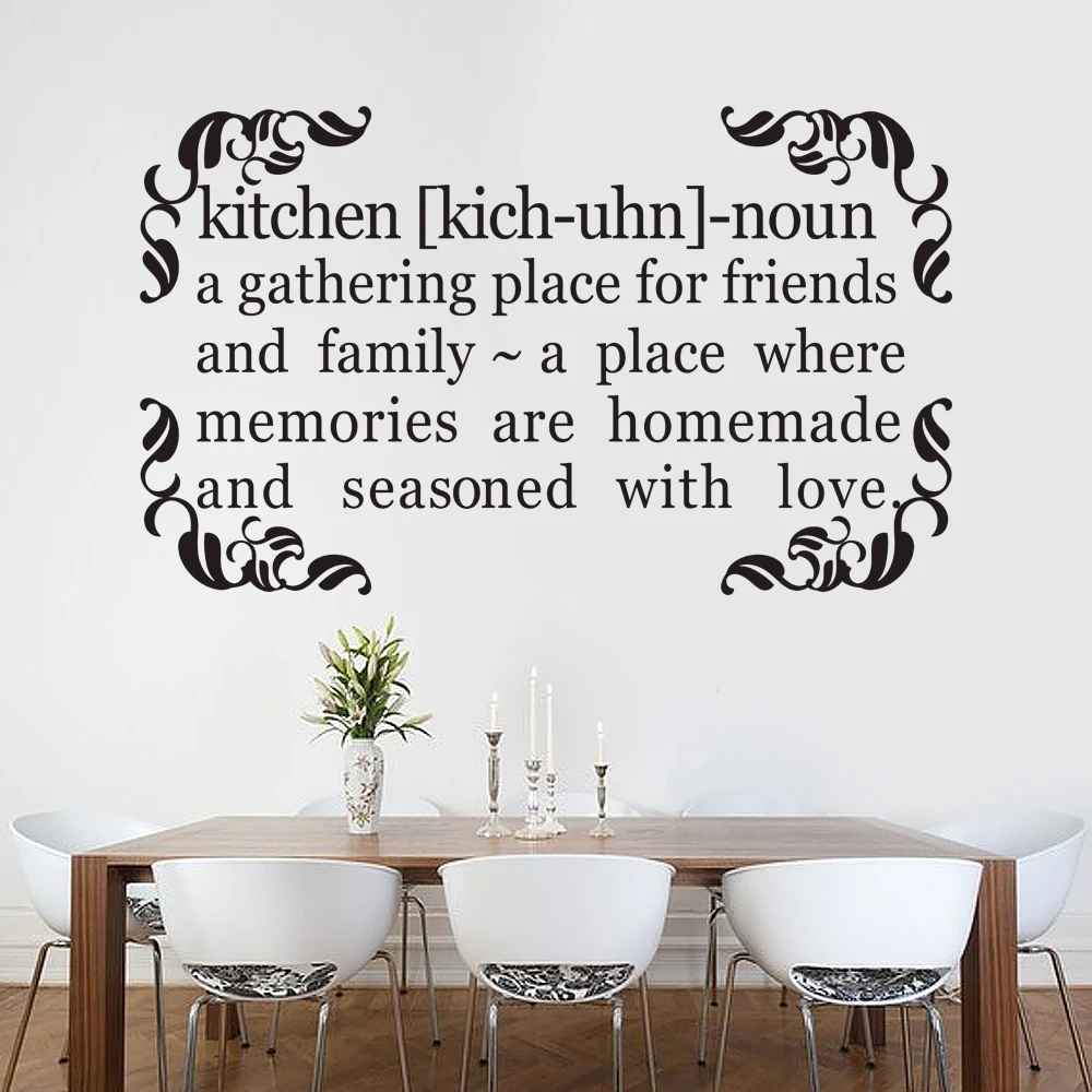 Accueil Decal Citation Un Lieu De Rassemblement Pour Les Amis Et Famille Wall Citation D Amour Famille Vinyle Autocollant 22 X 13 Xs Aliexpress
