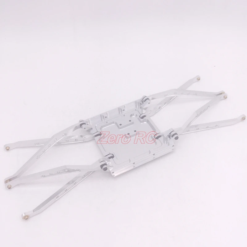 

1/10 SCALE AXIAL WRAITH FULL ALUMINUM SKID PLATE WITH 8 SUSPENSION LINK ARM (SILVER)