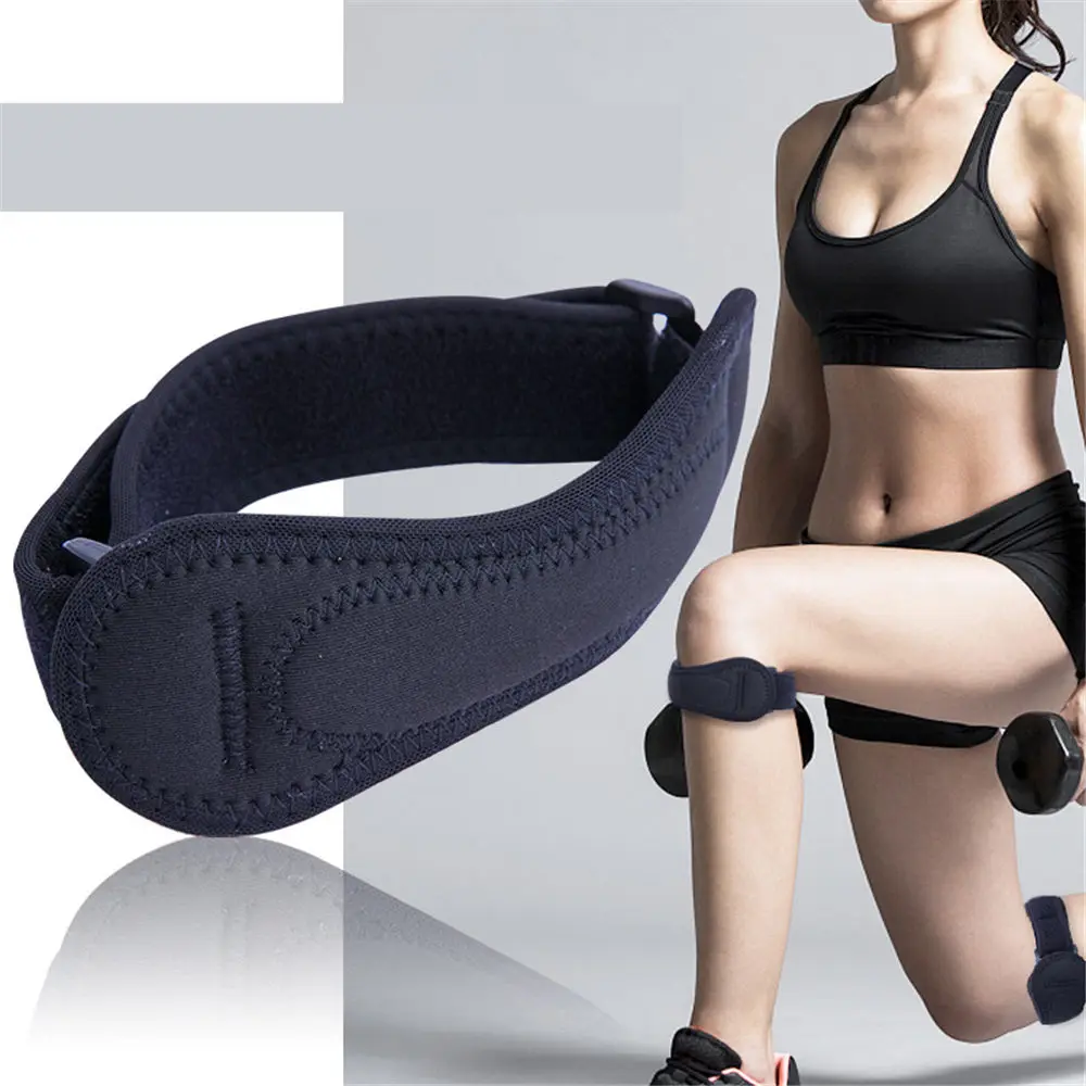 

1PCS Adjustable Knee Patellar Tendon Support Strap Band Knee Support Brace Pads for Running basketball Outdoor Sport