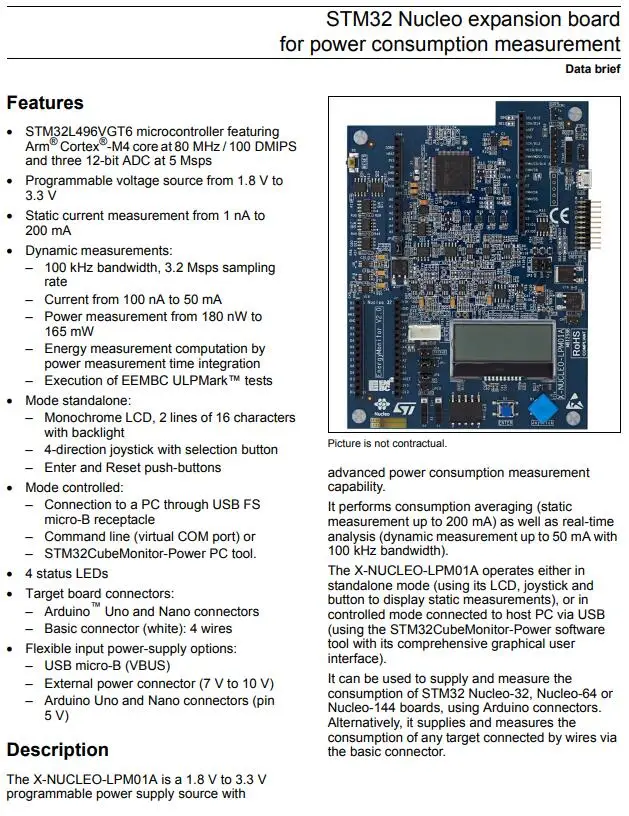 X-NUCLEO-LPM01A INFO