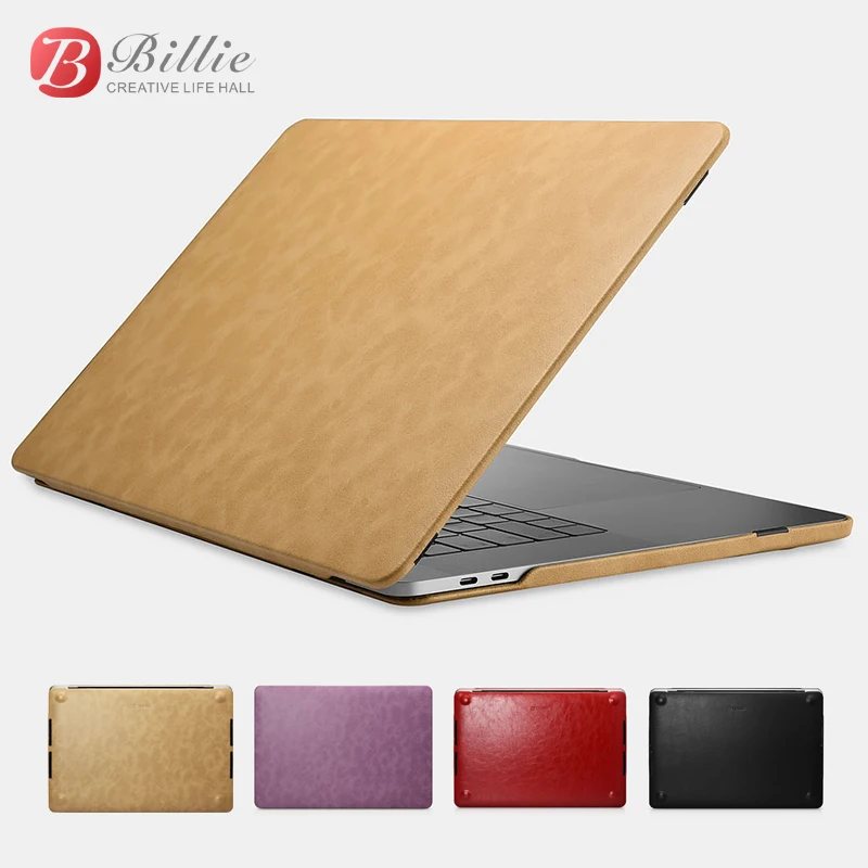 Тонкий Премиум чехол из искусственной кожи для ноутбука Macbook Pro 15 дюймов Новый 2017