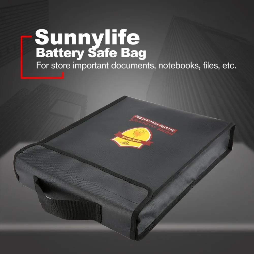 

Sunnylife Battery Safe Bag Explosion-proof Folder Security Fireproof Waterproof Bag Storage Home Office Document File Guard