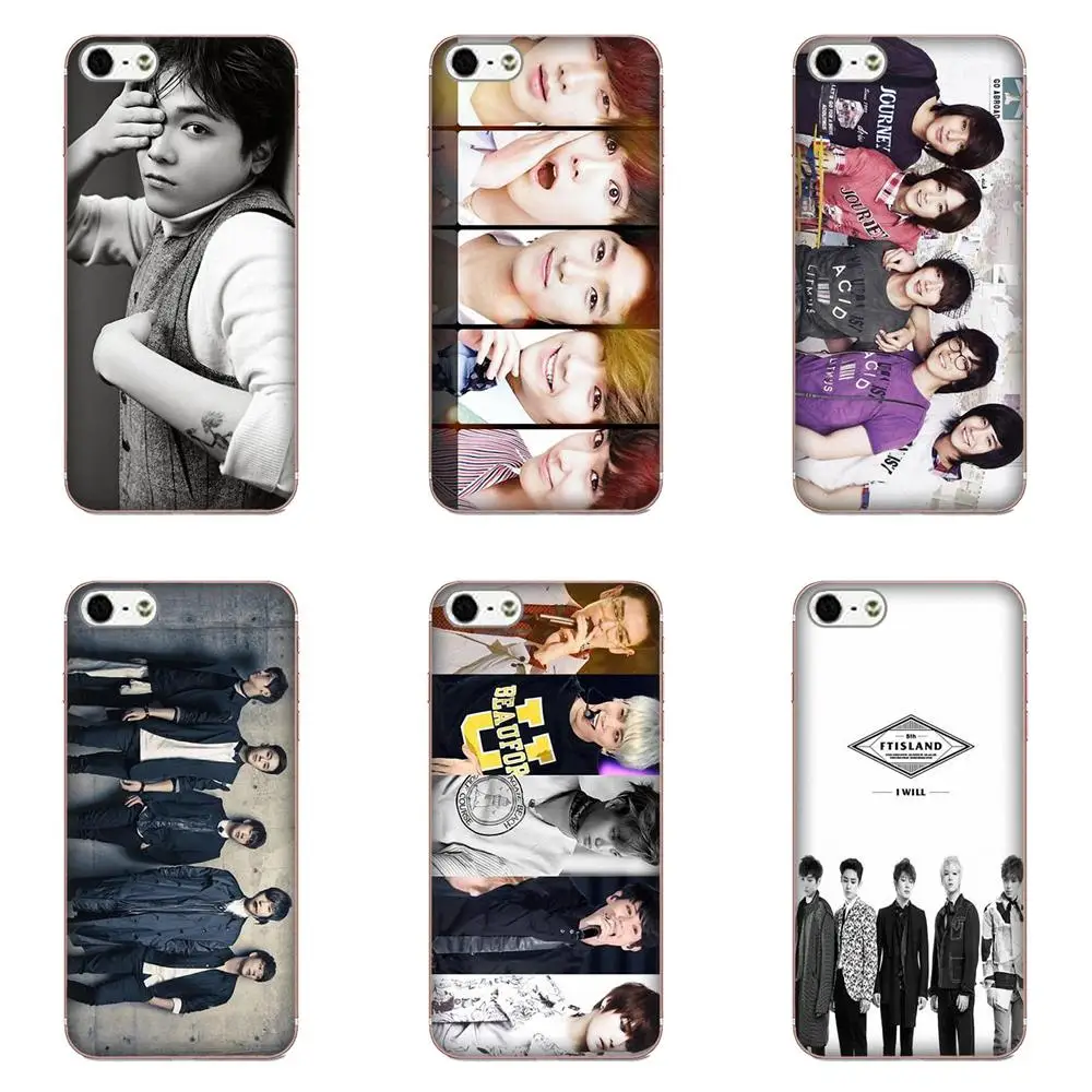 Мягкий ТПУ чехол Ftisland Kpop для Galaxy A3 A5 A7 On5 On7 2015 2016 2017 Grand Alpha G850 Core2 Prime S2