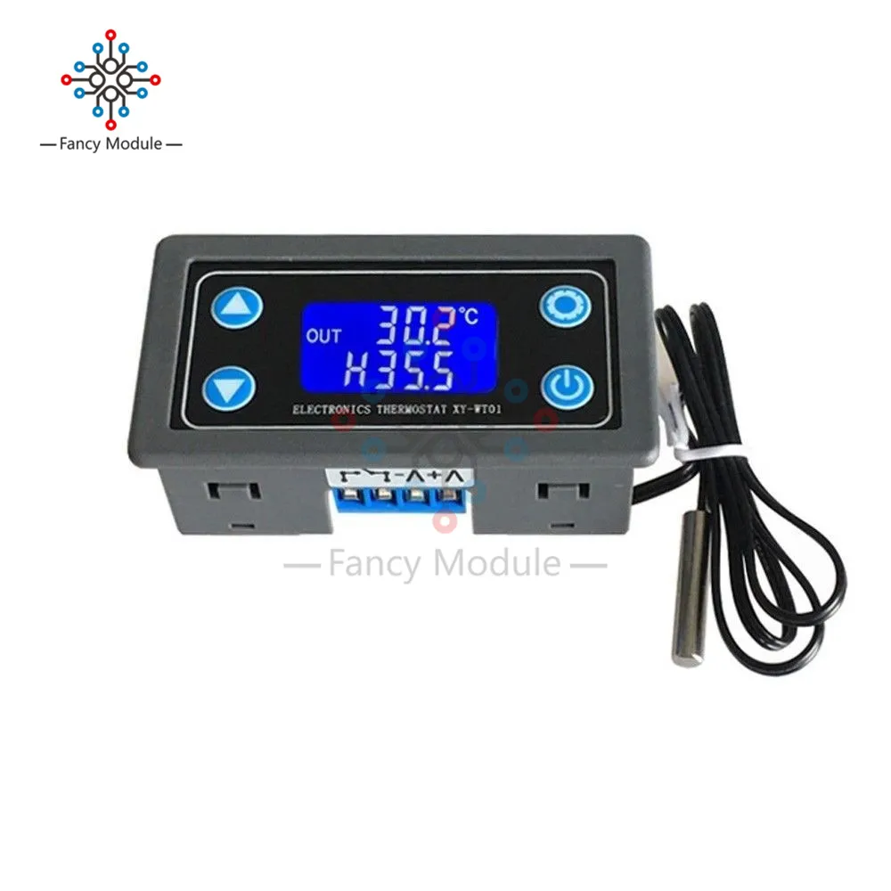 3C14 Temperaturregler Thermostat Modul LCD LED-Anzeige W/ Ntc Kabel Regler 
