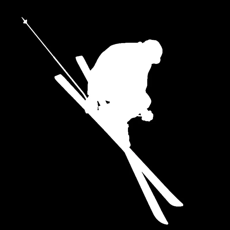 

Short Track Speed Skating Skiers Art Car Sticker for Camper Van SUV Motorcycle Kayak Car Styling Reflective Vinyl Decal 10 Color