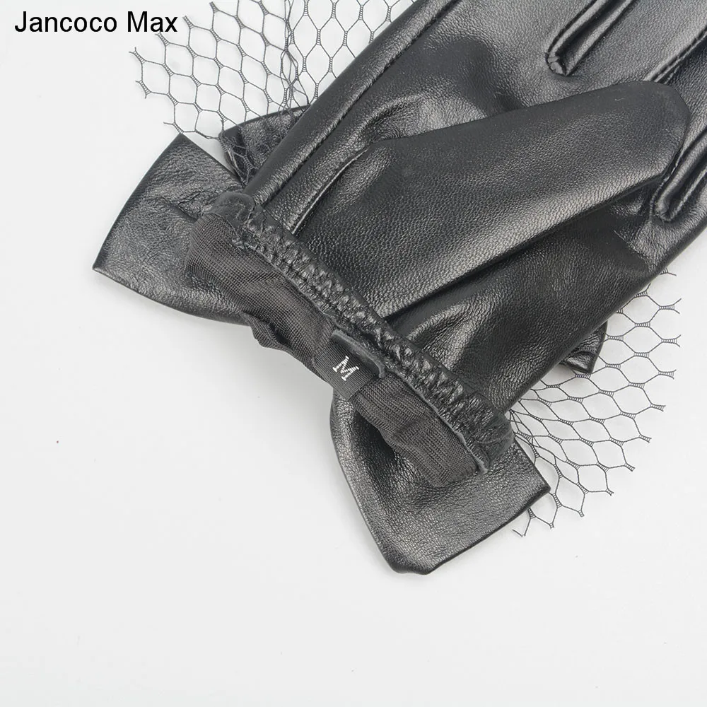 Jancoco Max 2019 новые брендовые модные перчатки для женщин украшения бабочки из натуральной овчины с сенсорным экраном варежки S2032