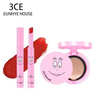 

3CE Eunhye House Brand Lip Makeup Waterproof Long-lasting Matte Lipstick+Air Cushion CC Cream Loose Enhance Air Cushion BB Cream