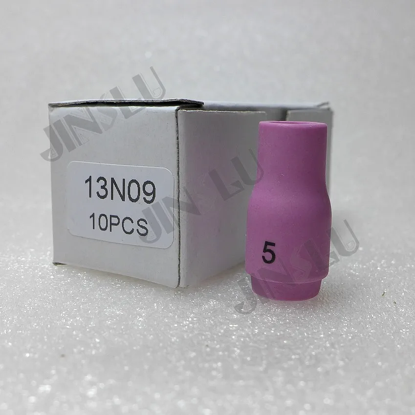 

Free shipping 13N09 #5 TIG Alumina Ceramic Cup Nozzle, TIG Welding Torch SR WP 9, 20 25,10PK