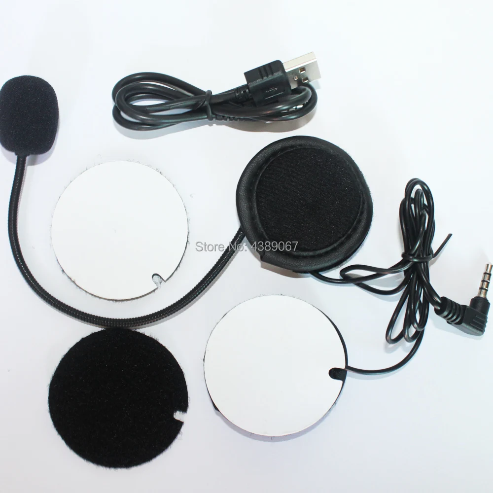 Комплект наушников для шлема efeas V6 Heaset с USB-кабелем зарядки | Автомобили и