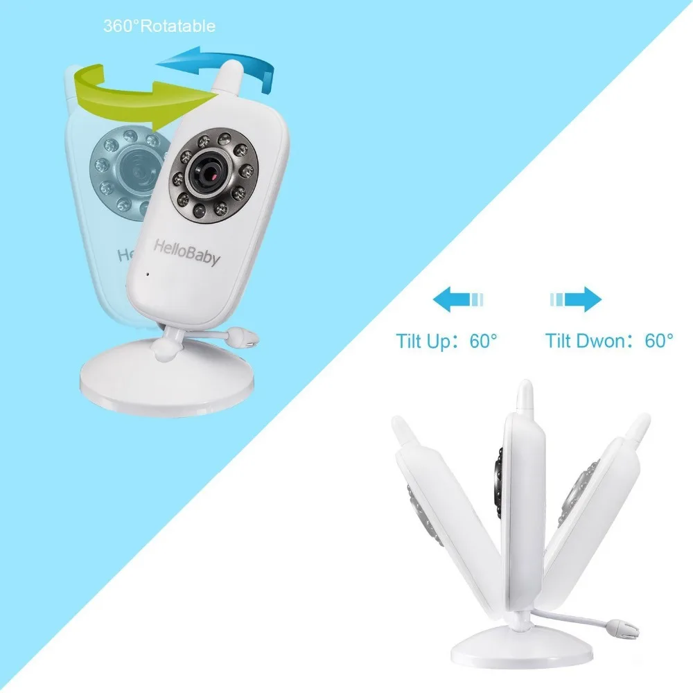 hello baby 3.2 inch baby monitor