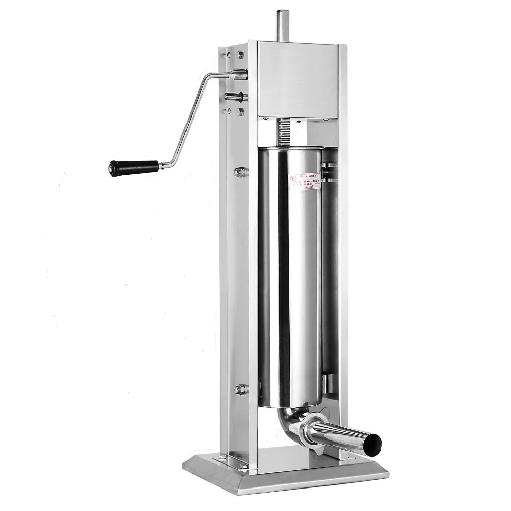 7L Commercial Sausage Filler Stuffer Vertical Stainlesss Steel Salami
