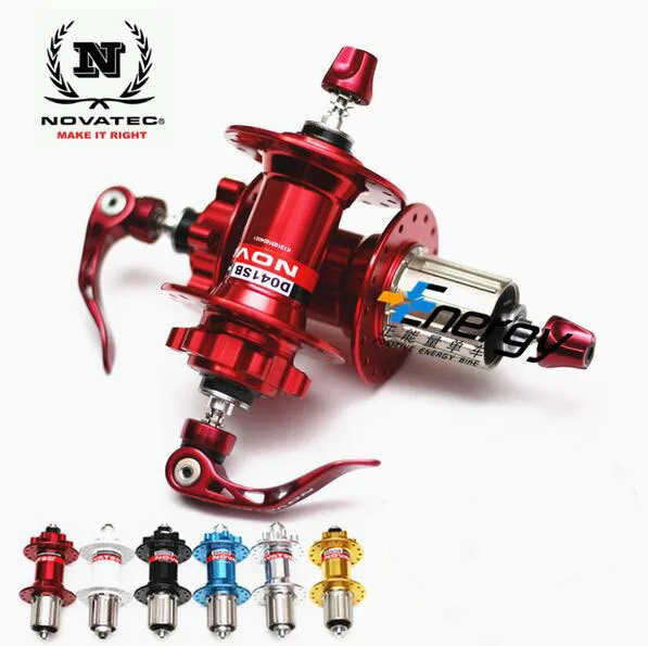 

Novatec hub D041SB D042SB MTB Bicycle Front + Rear + quick release set Bike hubs disc bearing Holes 28 32 36 Original 6 colors