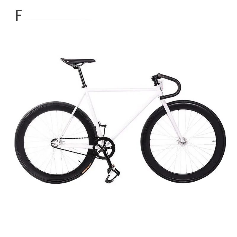 Best Magnesium Alloy Wheel 60mm rim fixie Bicycle, Fixed gear bike 700C *23 70mm Rim  52cm FRAME  DIY BIKE Complete Road Bike 15