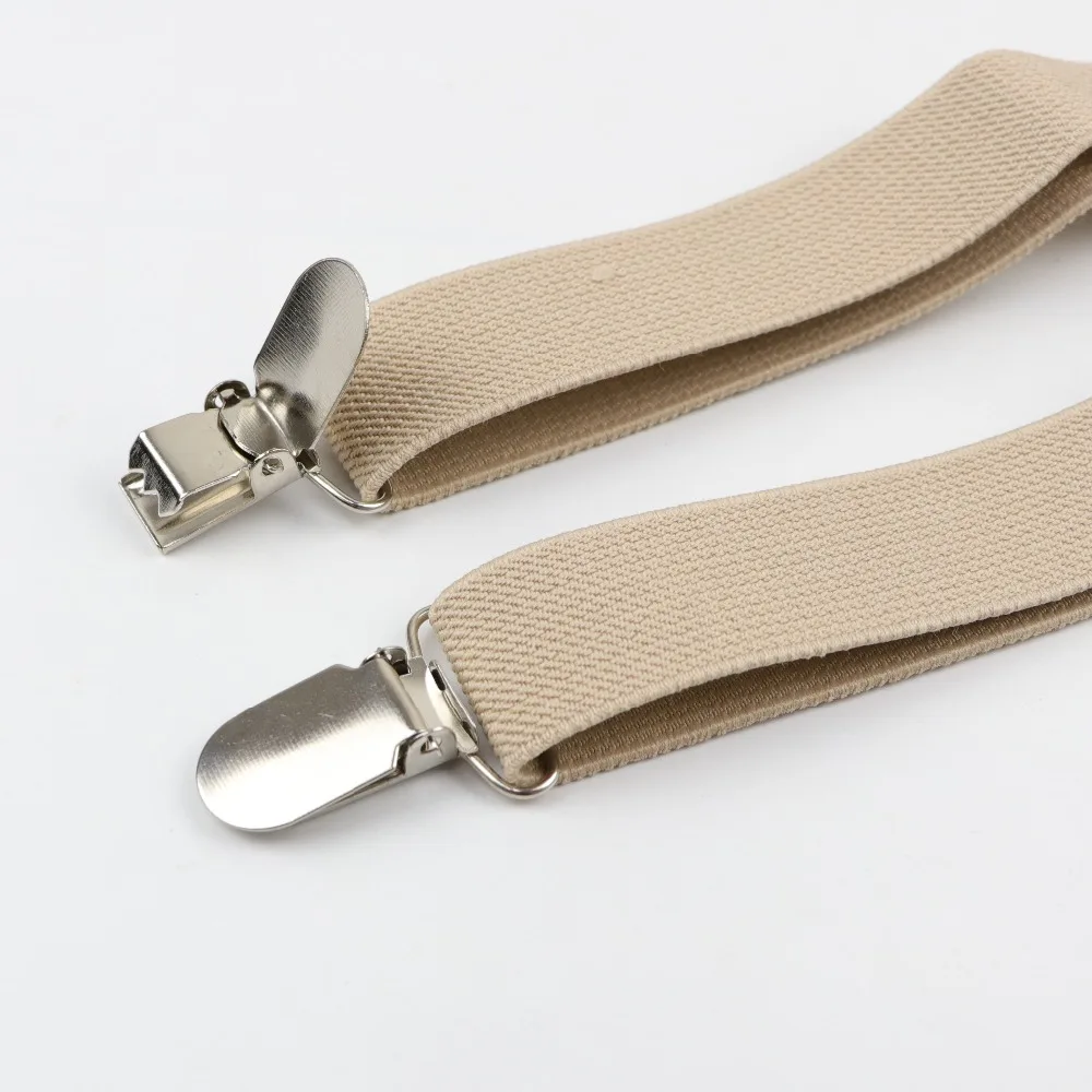 Children Bowtie Set Boys Suspenders Polyester Y-Back Braces Adjustable Elastic