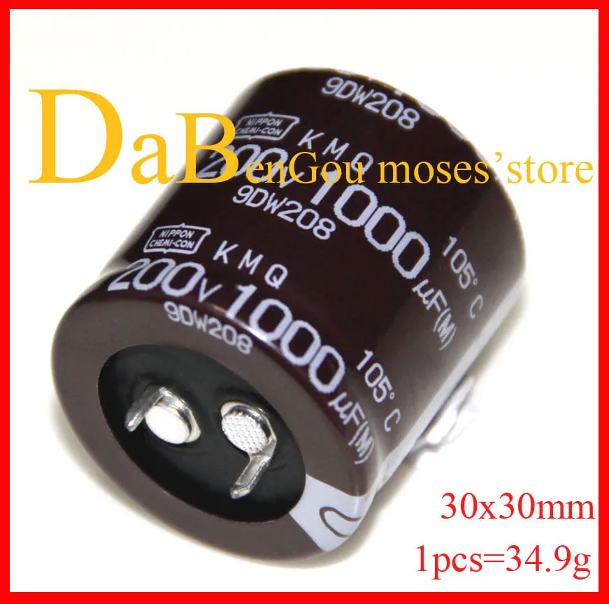 200v 1000uf 100% Original new NCC Electrolytic Capacitor Radial Capacitance 30x30mm 35x35mm | Дом и сад