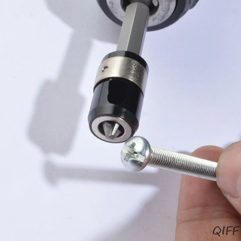 Магнитное кольцо 1/" 6,35 мм Металл сильный намагничиватель винт электрическая отвертка Philips bits Mar28