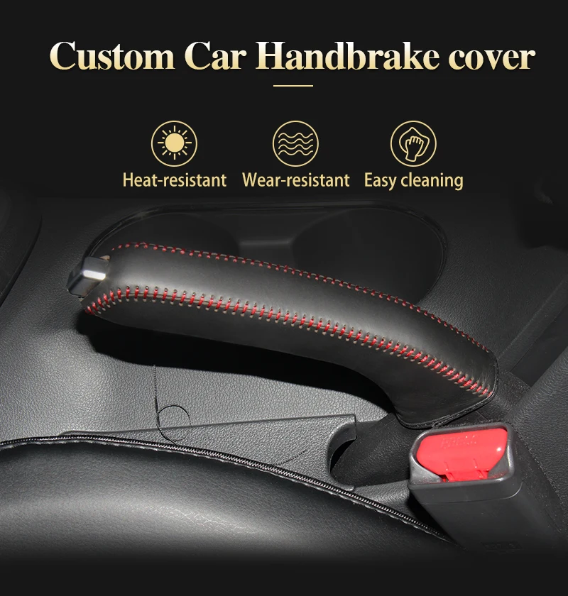 leather handbrake cover For Hyundai Elantra_01