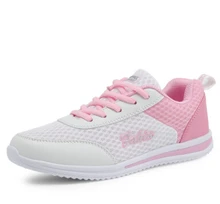 2017 New Summer Zapato Femmes Respirant Maille Zapatillas Chaussures Pour Femmes Réseau Doux Occasionnels Chaussures Appartements Sauvages Casual