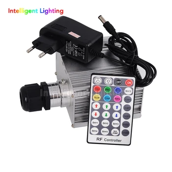 

12W RGBW LED Fiber Optic Engine Machine Driver CREE chip with 28key RF Remote controller for all kinds fiber optics