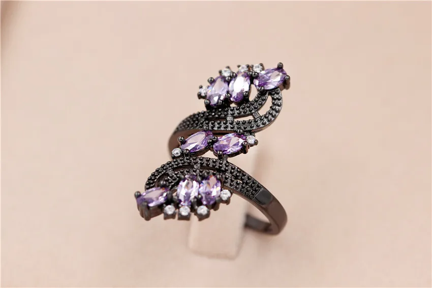 US сток Uloveido скидка 10% обручальные кольца для женщин с красным камнем, панк кольцо, Женские Ювелирные стразы, массивные кольца J656