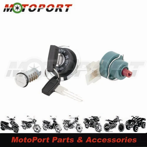 Unbranded NEW LOCK SET IGNITION MAIN ASSY SWITCH compatible with PIAGGIO ZIP50 ZIP 2STROKE 50 