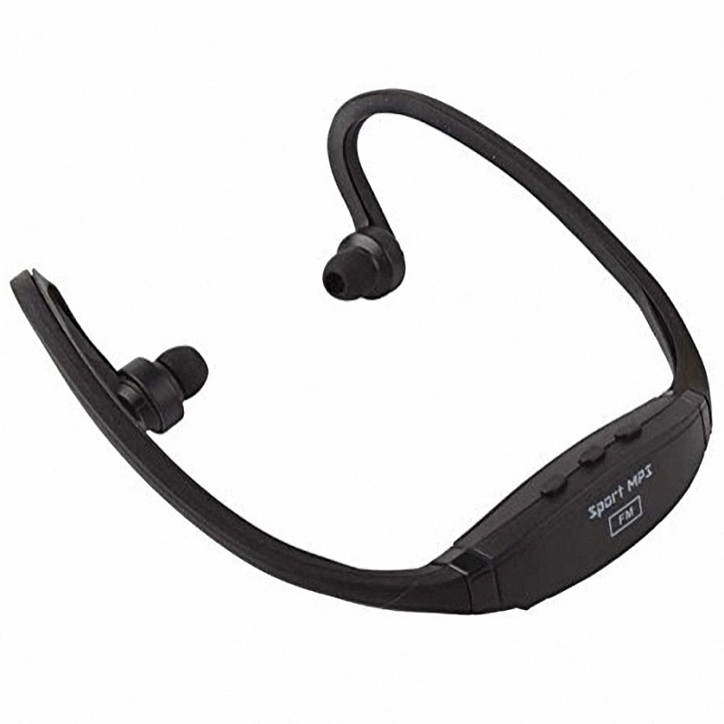 Portable Cheap Wireless Headphones Sports Headset Music MP3 Player Headphone Micro SD TF Card FM