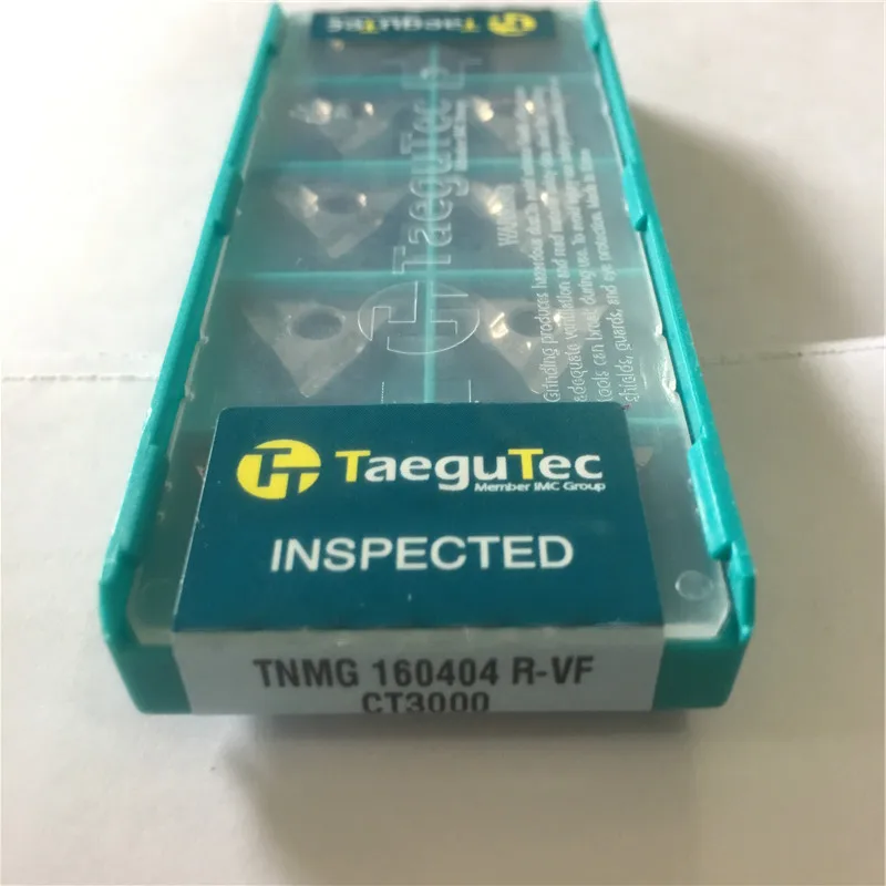 TNMG160404R-VF CT3000 Taegutec карбида вольфрама вставки токарные инструменты Taegutec