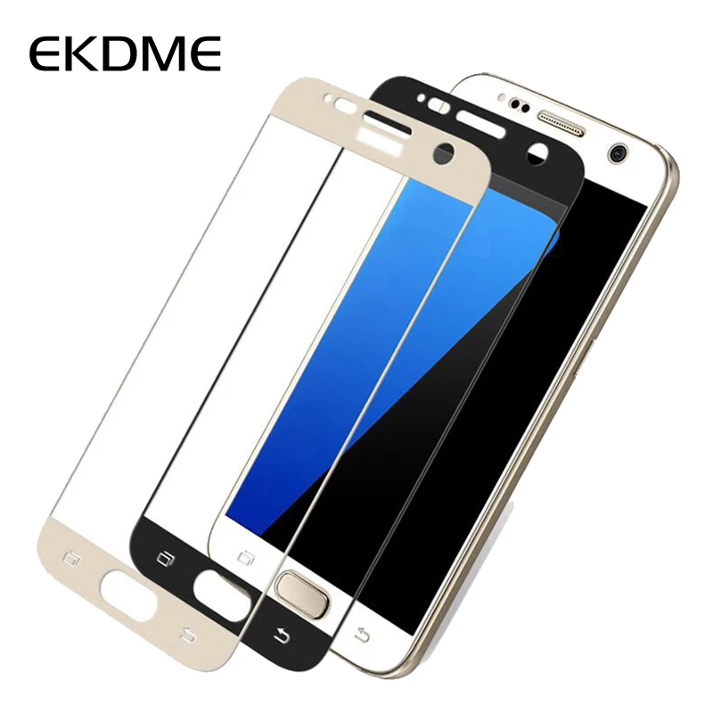 

EKDME For Samsung Galaxy J3 J7 J5 EU Version A3 A5 A520F A7 2017 Blue Phone Protective Film Screen Protector Tempered Glass