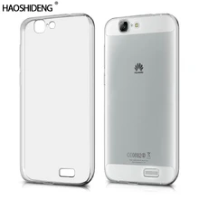Чехол для huawei Ascend G7 TPU Силиконовый прочный прозрачный мягкий чехол для huawei G7-L01 задняя крышка