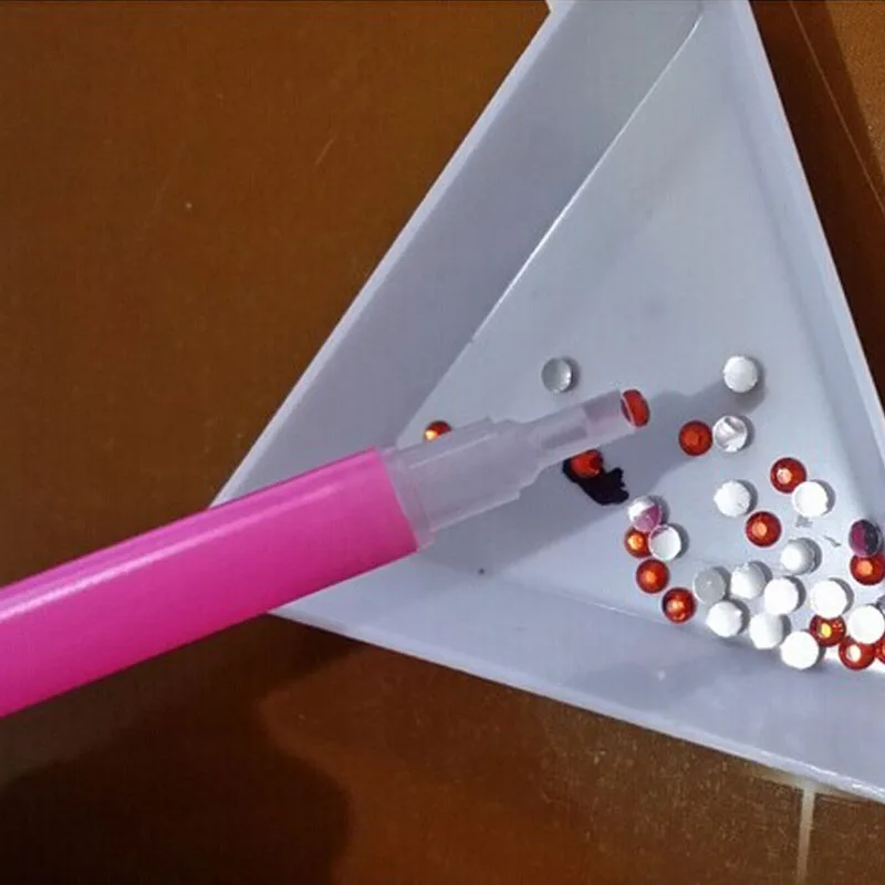 10 шт. DIY 5D алмазная краска для стежка карандаш ручка инструмент для квадратной круглой алмазной вышивки Стразы мозаика краска PAK55