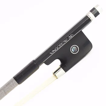 

4/4 Size 100C Carbon Fiber Cello Bow Pernambuco Performance Natural Horsehair Warm and Sweet Tone for High Level Player